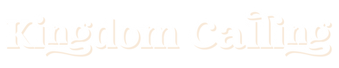 Text 'Kingdom Cailing' in a stylized font on a white background