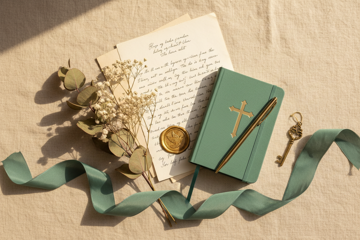 Devotional Kit Flat Lay